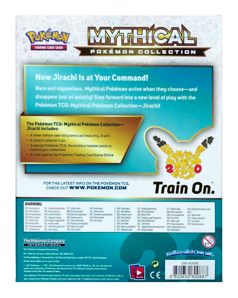 Generations - Mythical Pokemon Collection Case (Jirachi)