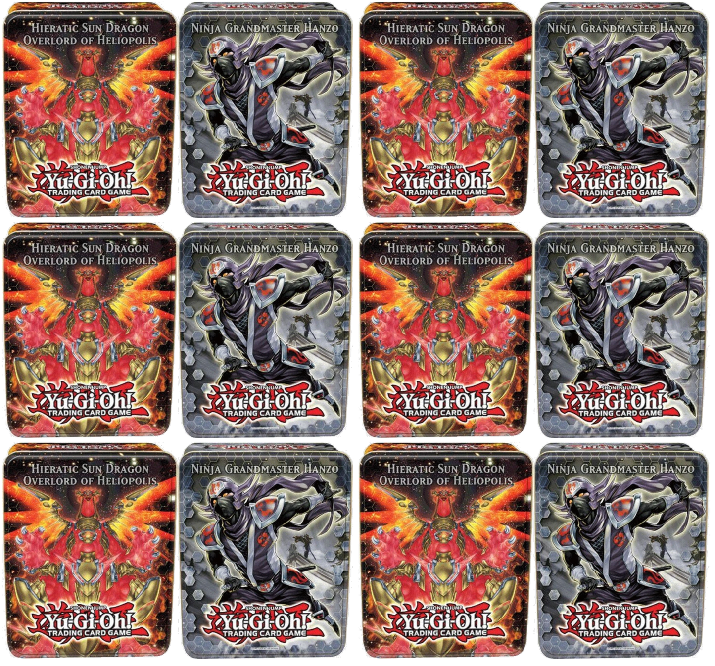 Collector's Tin Display (Hieratic Sun Dragon Overlord of Heliopolis & Ninja Grandmaster Hanzo)