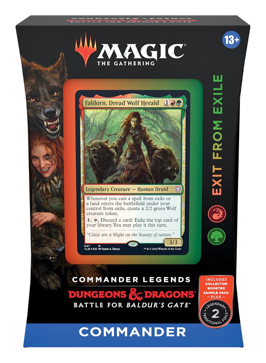 Commander Legends: Battle for Baldur's Gate - Commander Deck Display