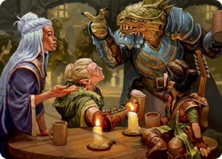 You Meet in a Tavern Art Card [Dungeons & Dragons: Adventures in the F –  Trinity Games