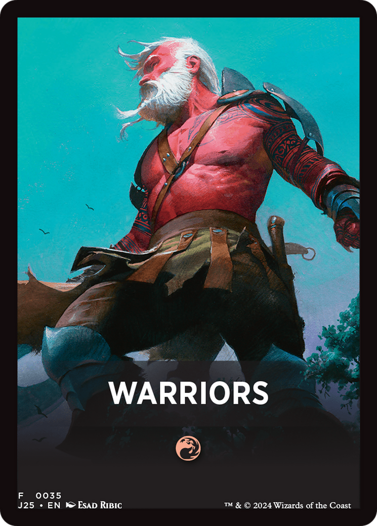 Warriors Theme Card [Foundations Jumpstart Front Cards]