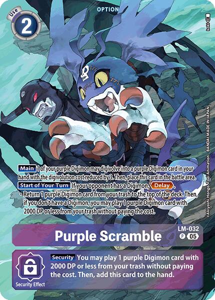 Purple Scramble [LM-032] (Alternate Art) [Starter Deck: Hero of Hope]