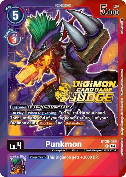 Punkmon [BT20-069] (Judge Pack 2025 Wave 1) [Release Special Booster Ver.2.5 Promos]