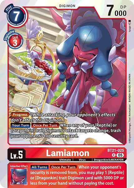 Lamiamon [BT21-025] [World Convergence]