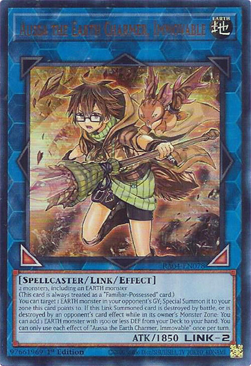 Aussa the Earth Charmer, Immovable [RA04-EN078] Ultra Rare