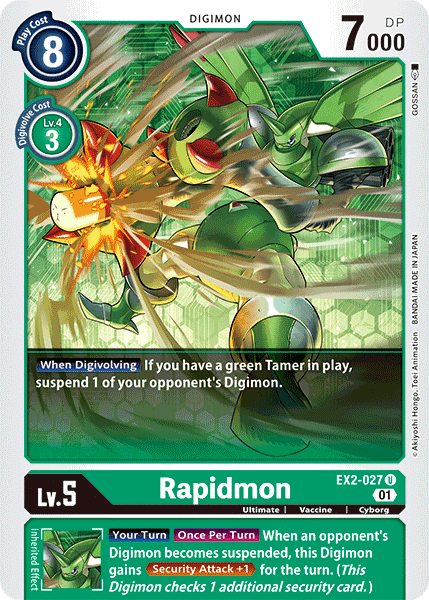 Rapidmon [EX2-027] [Digital Hazard]