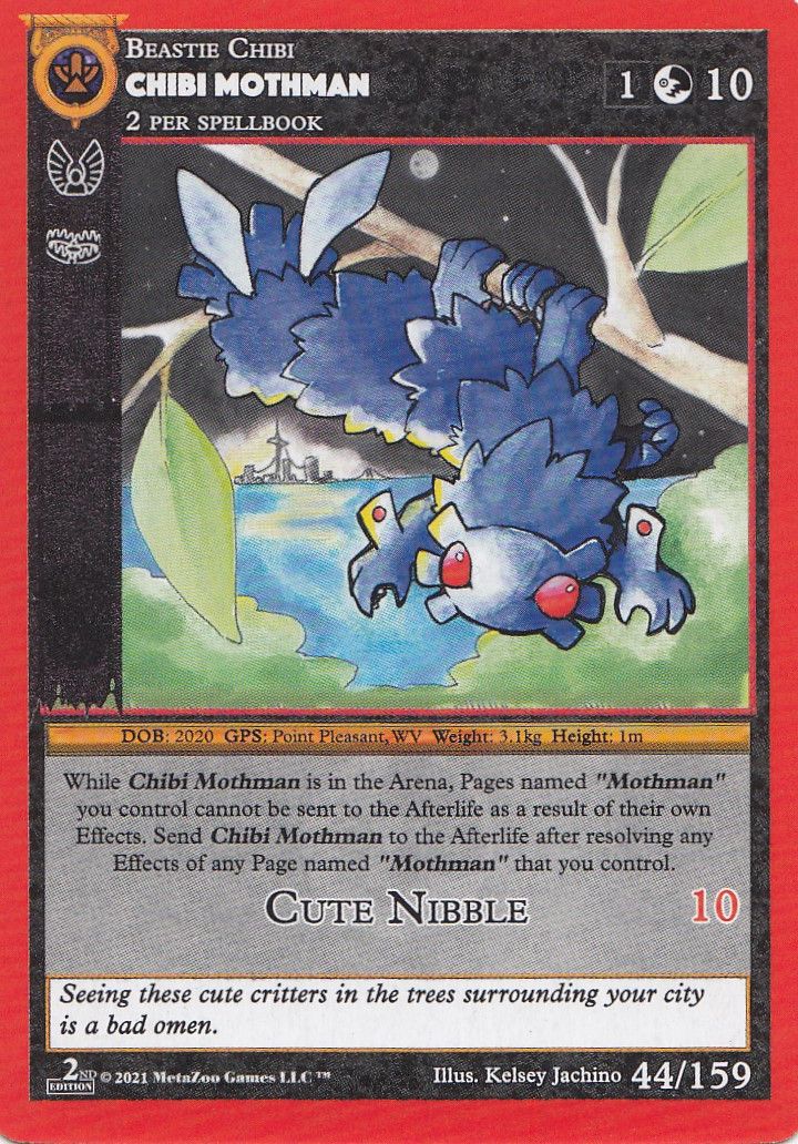 Chibi Mothman [Cryptid Nation: Second Edition]