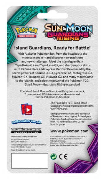 Sun & Moon: Guardians Rising - Single Pack Blister (Tsareena)