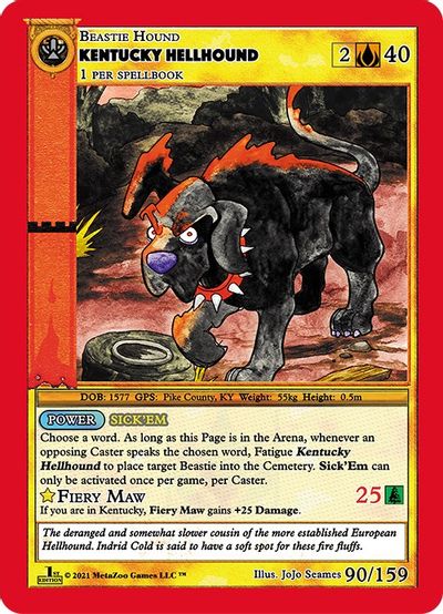 Kentucky Hellhound [Cryptid Nation: First Edition]