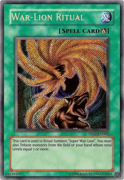 War-Lion Ritual [PP02-EN002] Secret Rare