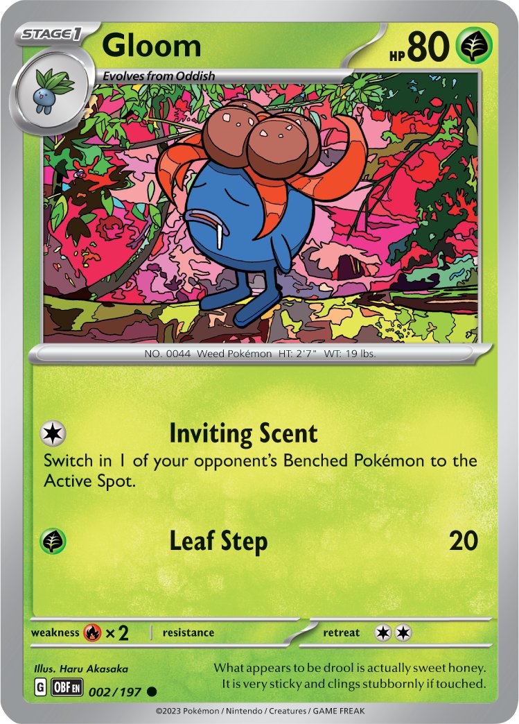 Gloom (002/108) [Scarlet & Violet: Obsidian Flames]