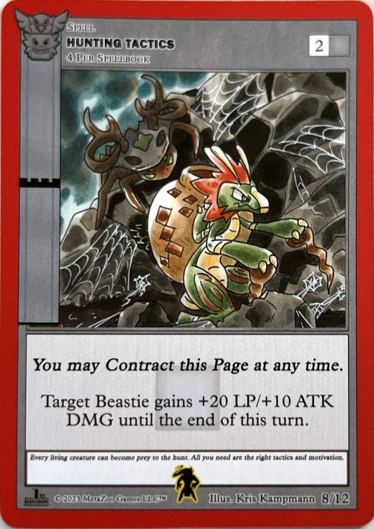 Hunting Tactics (Tahquitz) [Native: First Edition Release Event Deck]