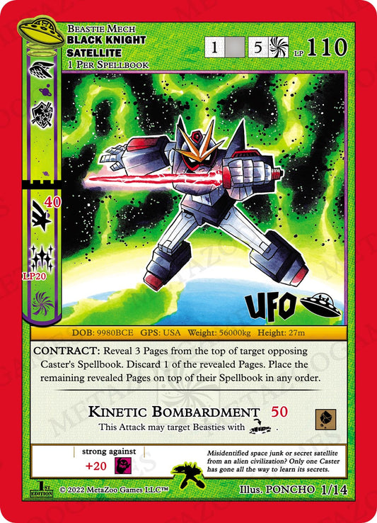 Black Knight Satellite [Cryptid Nation: UFO First Edition Tribal Theme Decks]
