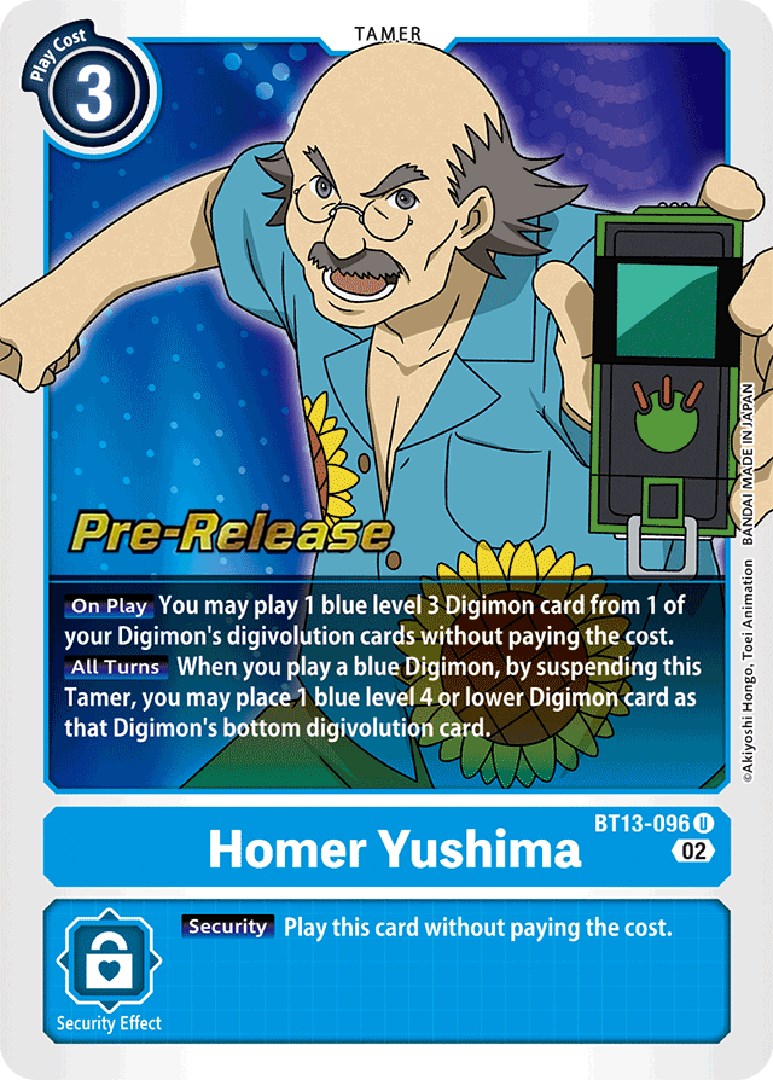 Homer Yushima [BT13-096] [Versus Royal Knight Booster Pre-Release Cards]