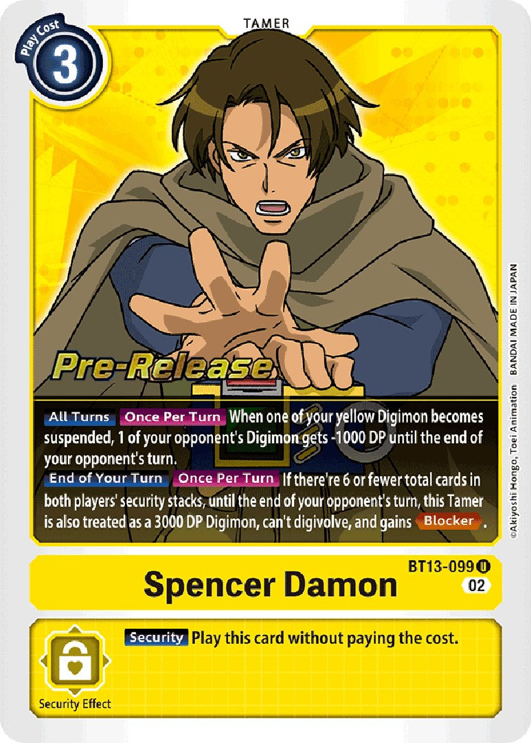 Spencer Damon [BT13-099] [Versus Royal Knight Booster Pre-Release Cards]