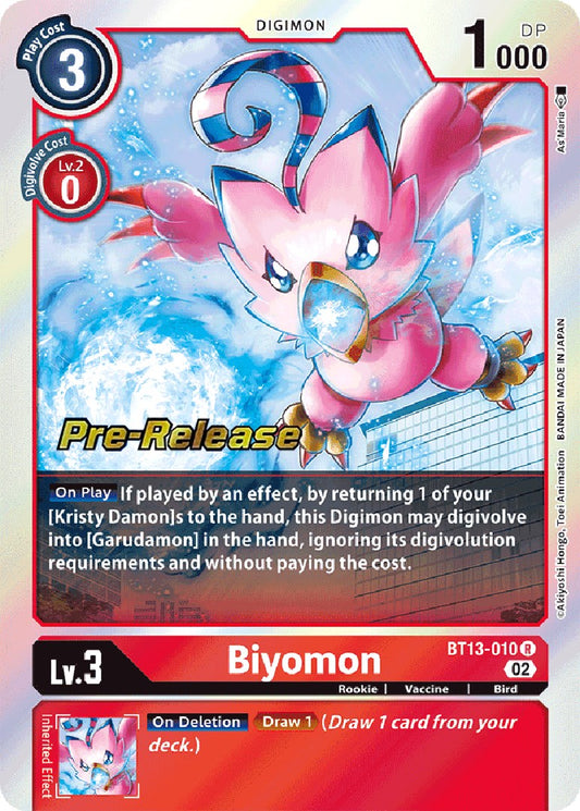 Biyomon [BT13-010] [Versus Royal Knight Booster Pre-Release Cards]