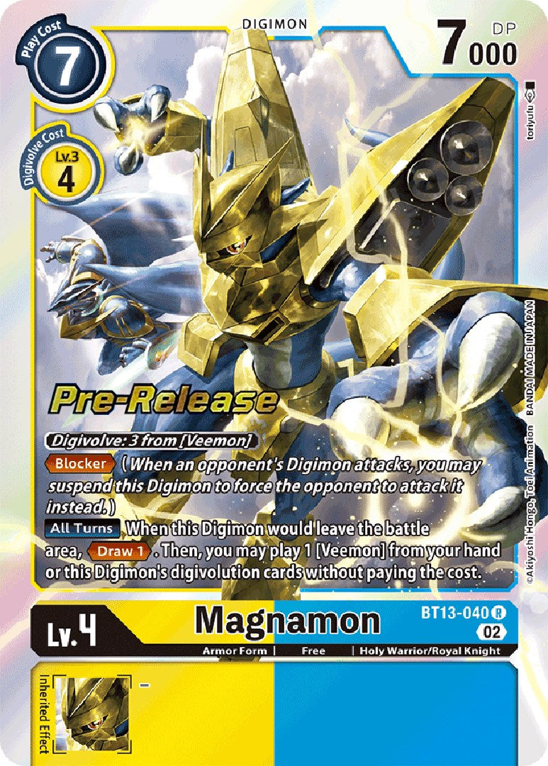 Magnamon [BT13-040] [Versus Royal Knight Booster Pre-Release Cards]