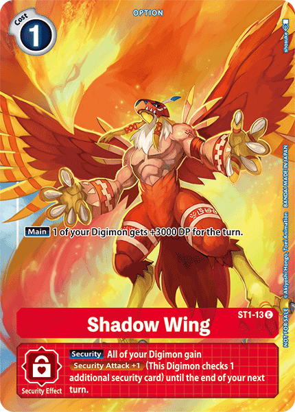 Shadow Wing [ST1-13] (Alternate Art) [Starter Deck: Gaia Red Promos]