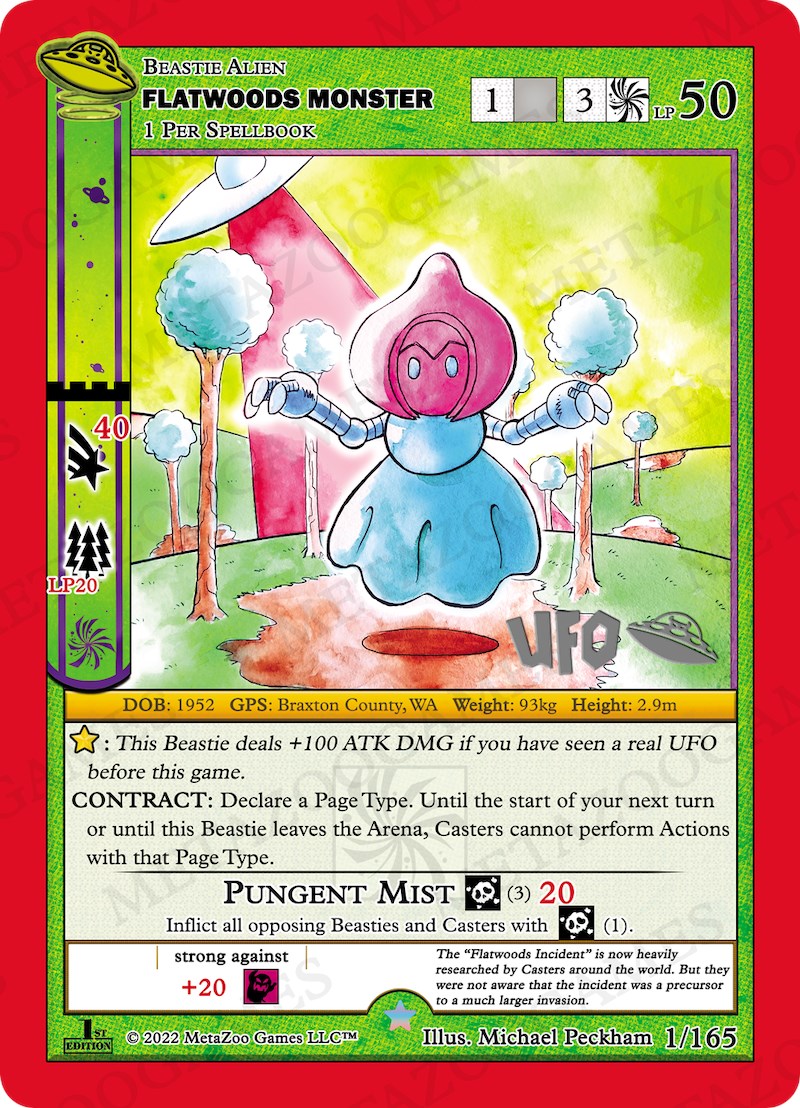 Flatwoods Monster [Cryptid Nation: UFO First Edition Spoiler Pack]
