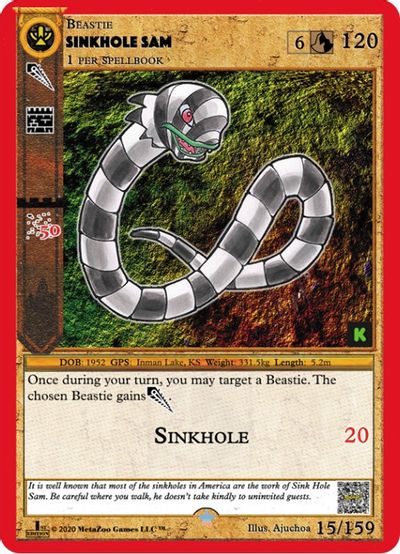 Sinkhole Sam [Cryptid Nation: Kickstarter Edition]