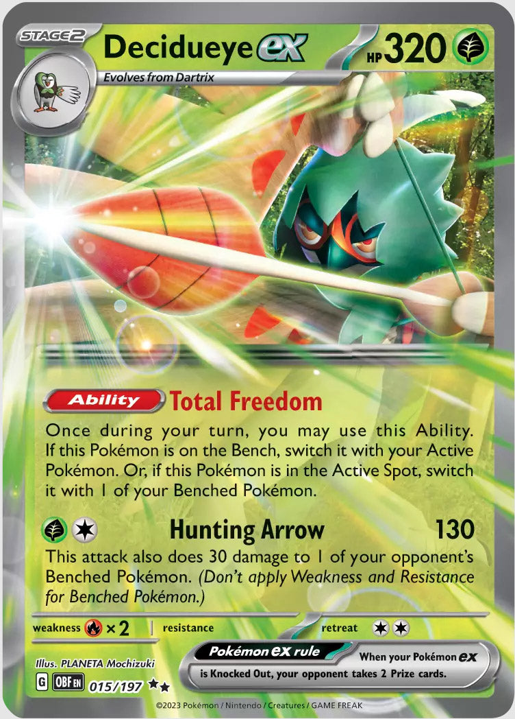 Decidueye (015/197) [Scarlet & Violet: Obsidian Flames]