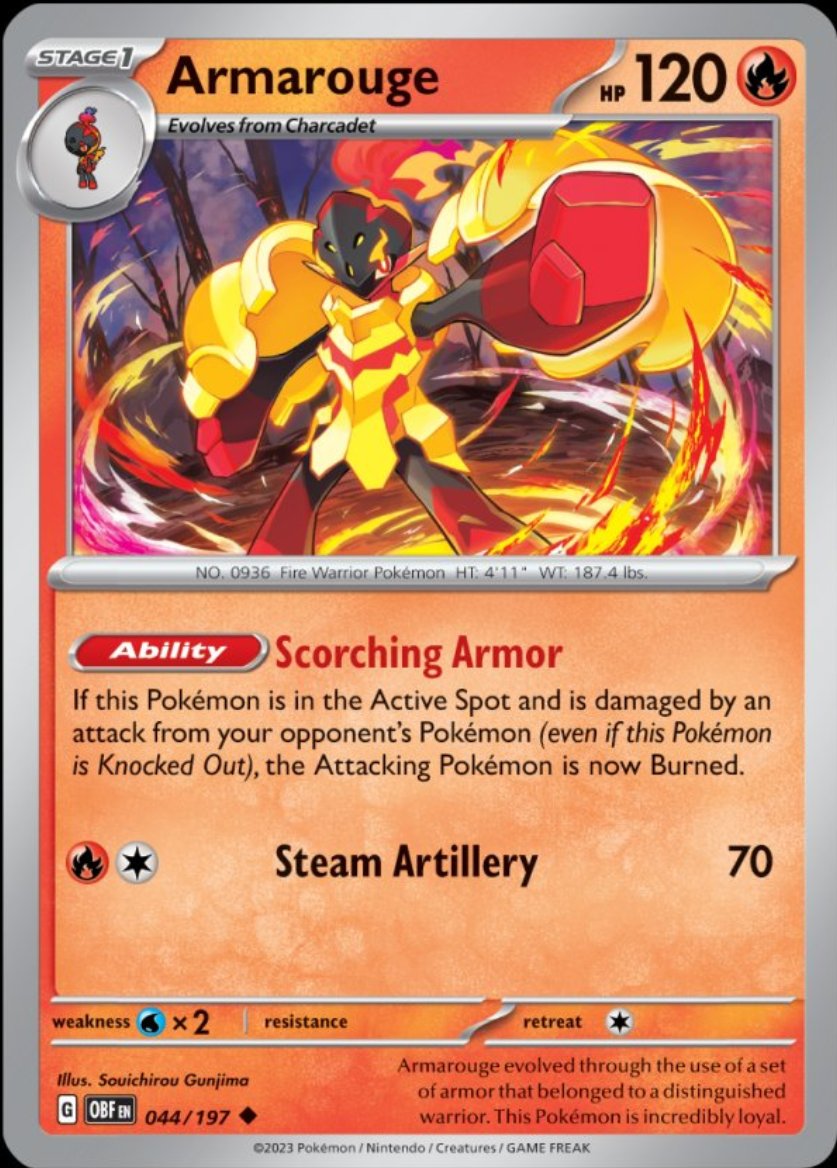 Armarouge (044/197) [Scarlet & Violet: Obsidian Flames]
