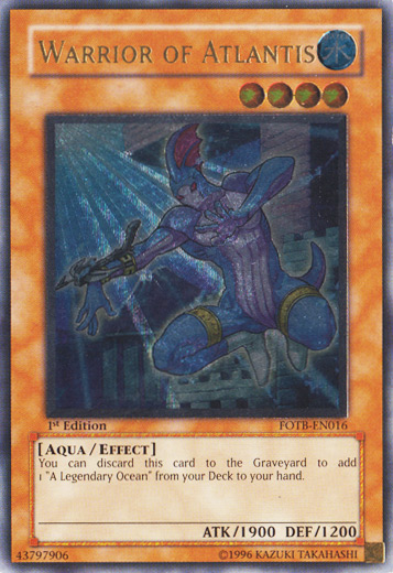 Warrior of Atlantis [FOTB-EN016] Ultimate Rare