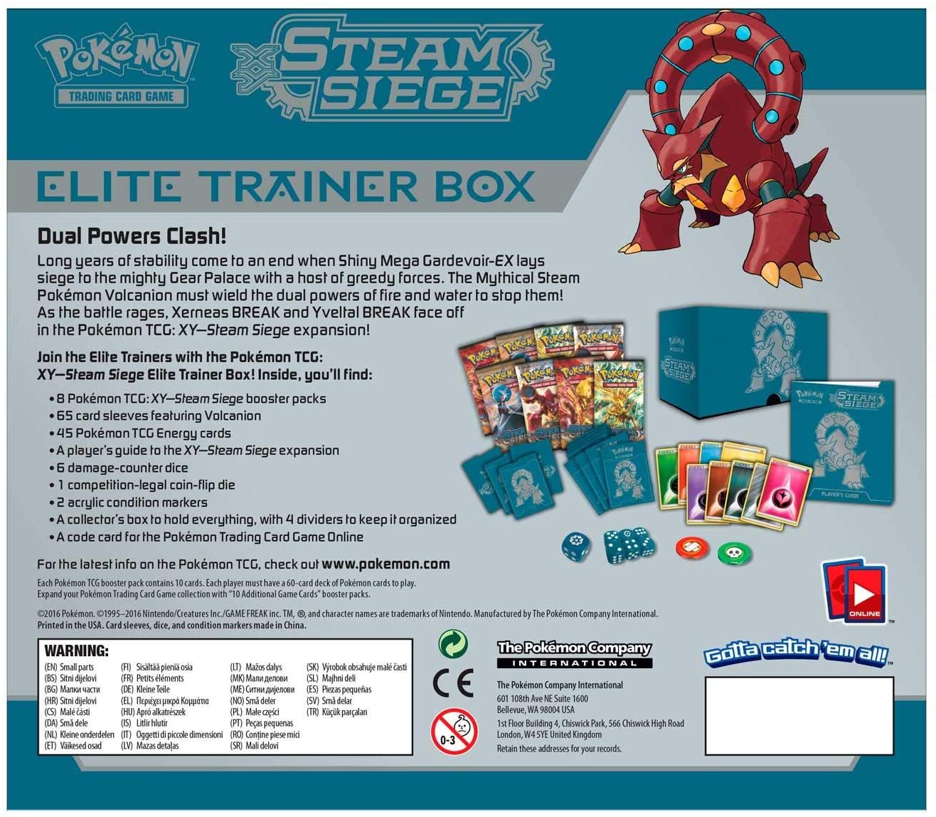 XY: Steam Siege - Elite Trainer Box