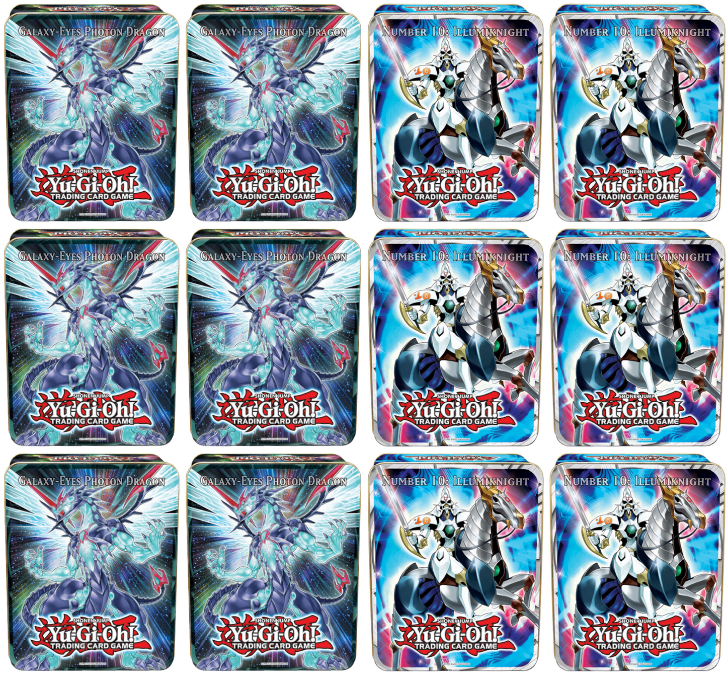 Collectible Tin Display (Galaxy-Eyes Photon Dragon/Number 10: Illumiknight)
