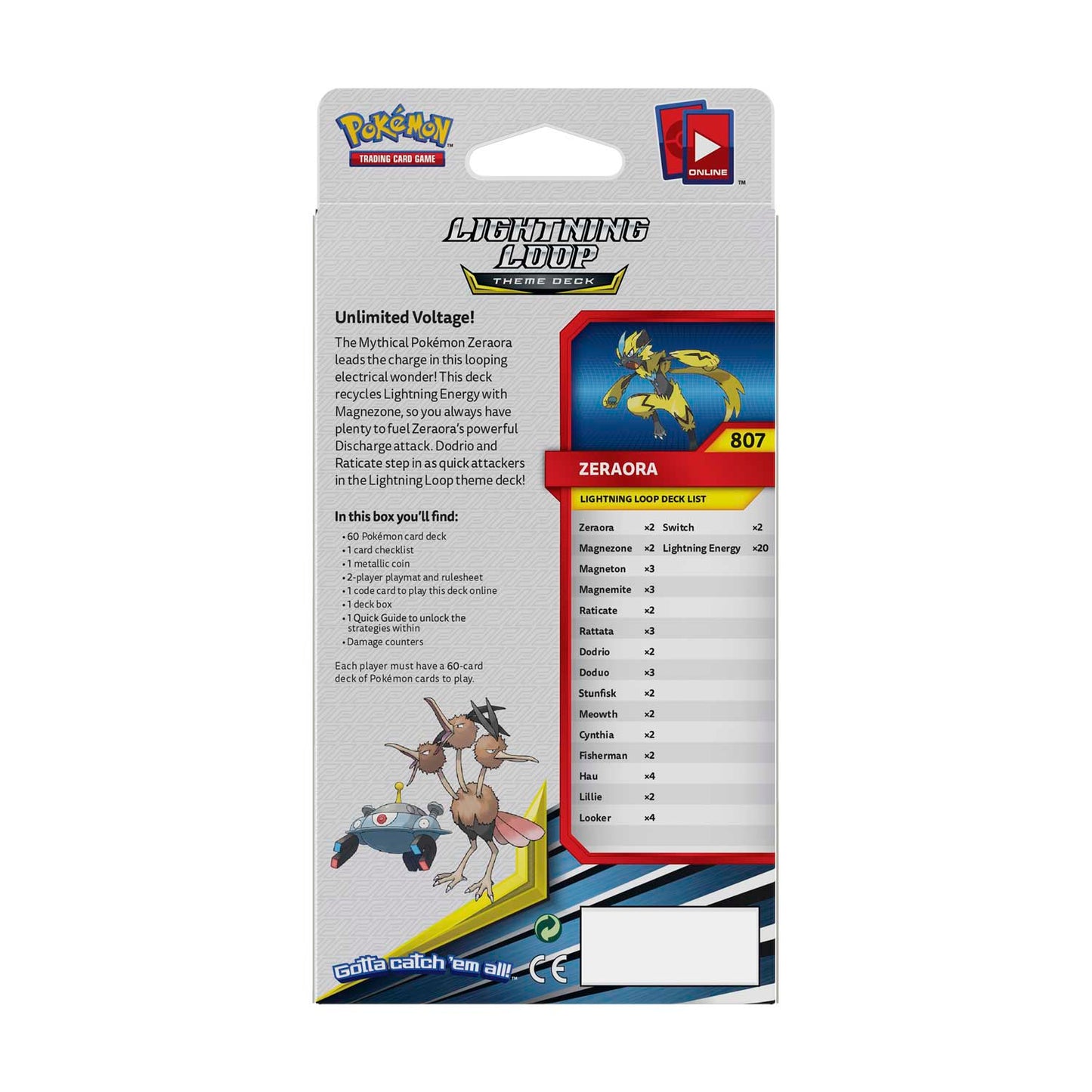 Sun & Moon: Unbroken Bonds - Theme Deck (Lightning Loop)
