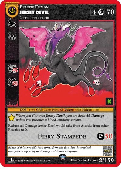 Jersey Devil [Cryptid Nation: Kickstarter Edition]