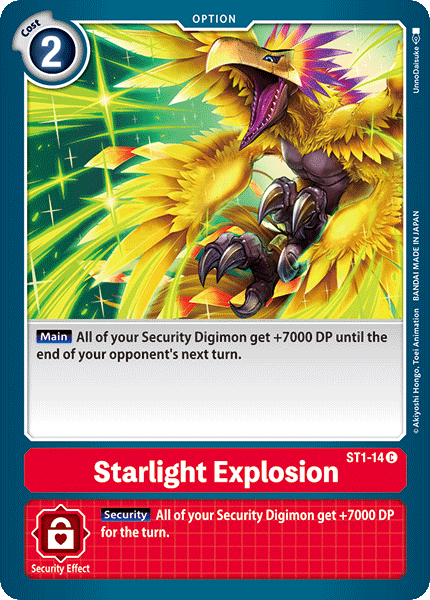Starlight Explosion [ST1-14] [Starter Deck: Gaia Red]
