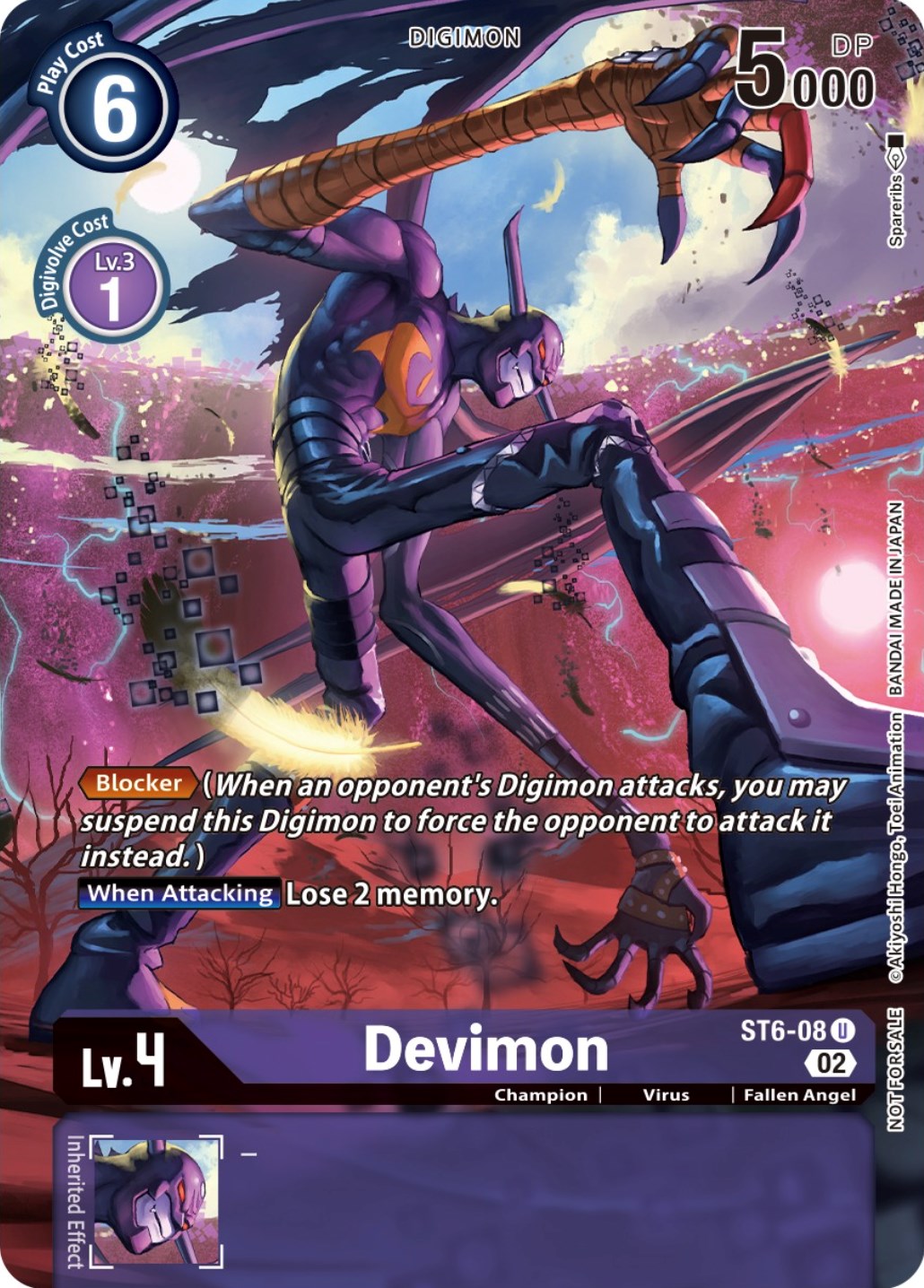 Devimon [ST6-08] (Box Topper) [Dimensional Phase]