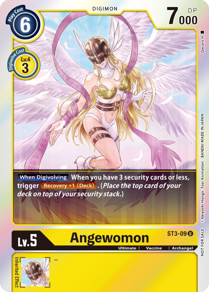 Angewomon [ST3-09] (Official Tournament Pack Vol. 6) [Starter Deck: Heaven's Yellow Promos]