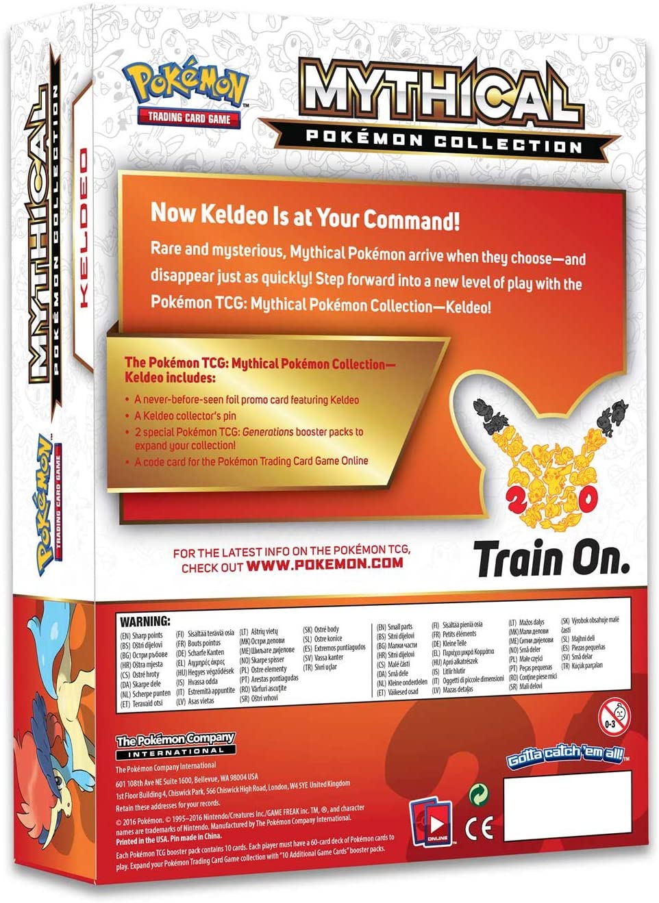 Generations - Mythical Pokemon Collection Case (Keldeo)