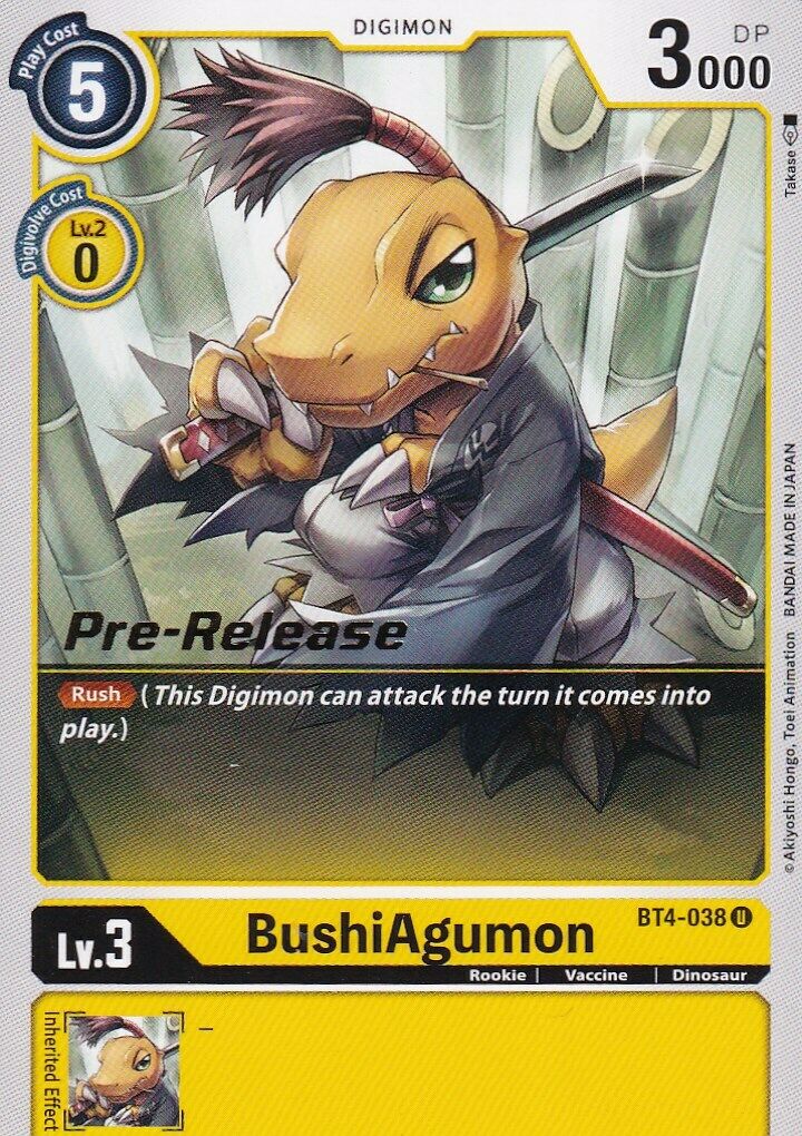 BushiAgumon [BT4-038] [Great Legend Pre-Release Promos]