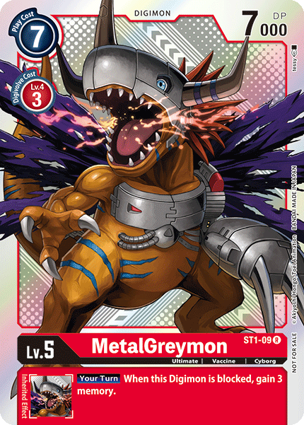 MetalGreymon [ST1-09] (Tournament Pack Vol.2) [Starter Deck: Gaia Red Promos]