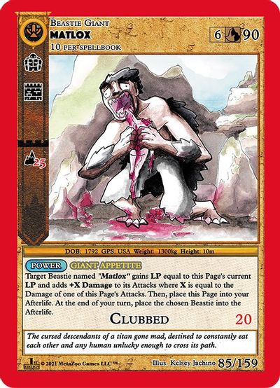Matlox [Cryptid Nation: First Edition]