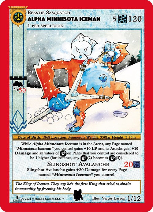 Alpha Minnesota Iceman [Alpha Iceman Starter Deck]