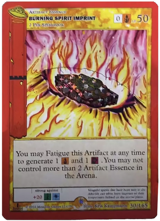 Burning Spirit Imprint [Cryptid Nation: UFO First Edition]