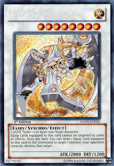 Vylon Epsilon [HA05-EN025] Secret Rare