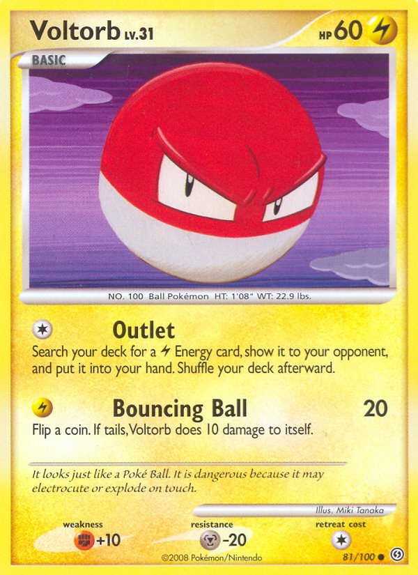 Voltorb (81/100) [Diamond & Pearl: Stormfront]