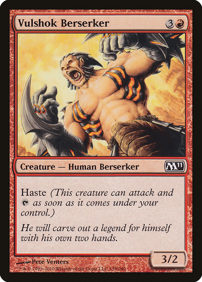 Vulshok Berserker [Magic 2011]