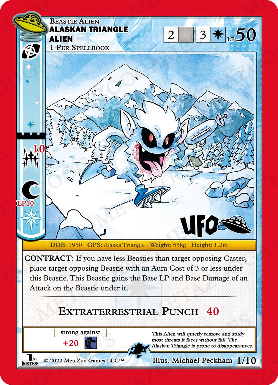 Alaskan Triangle Alien [Cryptid Nation: UFO First Edition Release Event Deck]