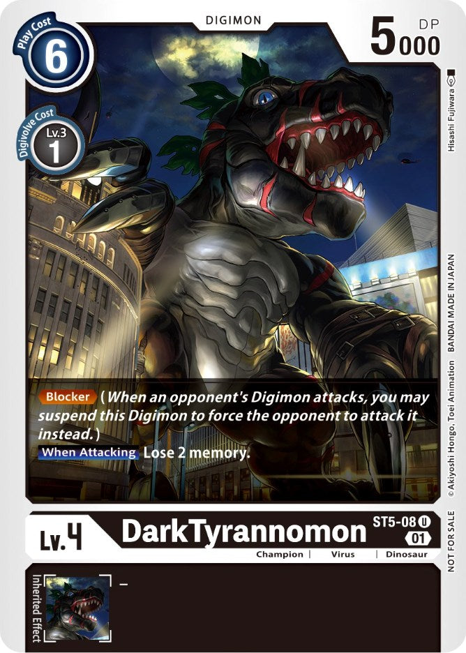 DarkTyrannomon [ST5-08] (Winner Pack X Record) [Starter Deck: Machine Black Promos]