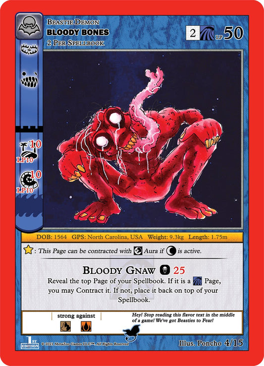 Bloody Bones [Cryptid Nation: Nightfall First Edition Tribal Theme Decks]