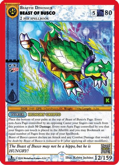 Beast Of Busco [Cryptid Nation: Kickstarter Edition]