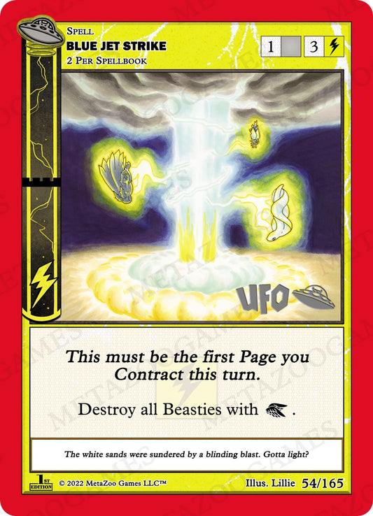 Blue Jet Strike [Cryptid Nation: UFO First Edition Spoiler Pack]