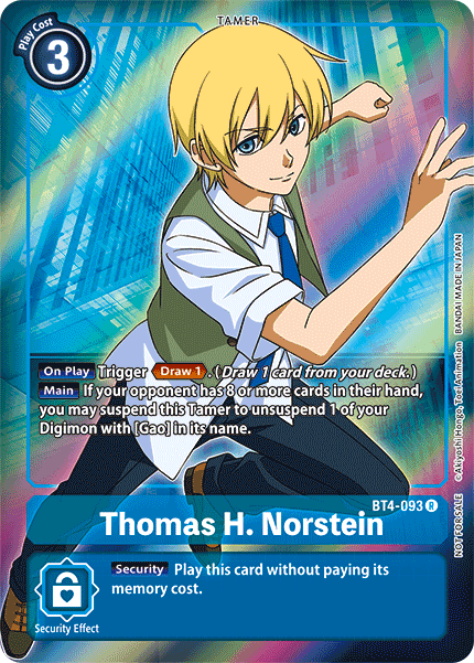 Thomas H. Norstein [BT4-093] (Buy-A-Box Promo) [Great Legend Promos]